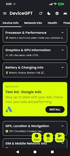 Ask AI – export scan to ChatGPT, Gemini, or Claude for plain-English fixes