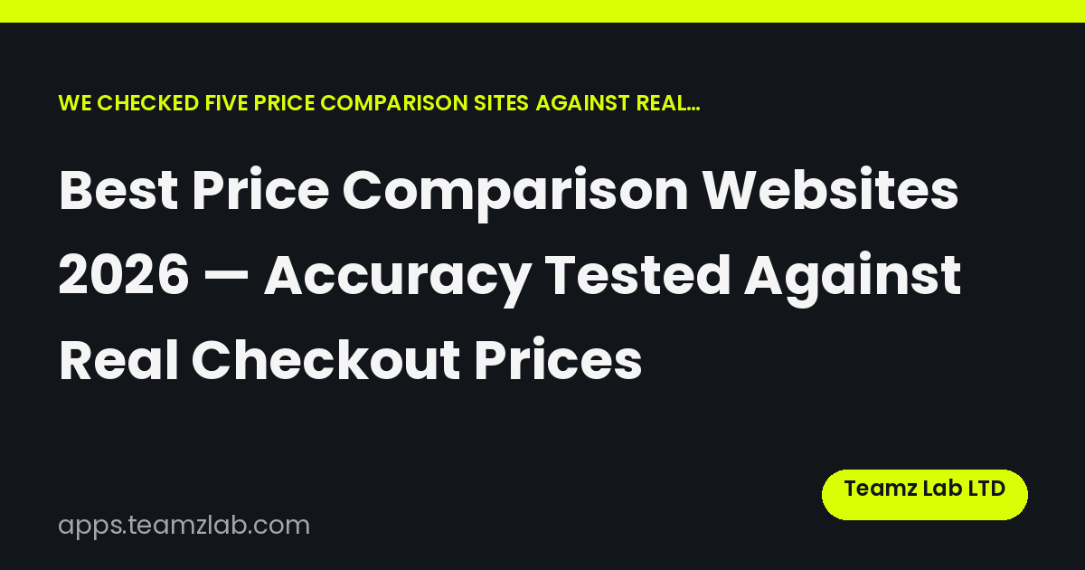 Comparison Against Ranges Best Price Comparison Websites 2026 — Accuracy Tested